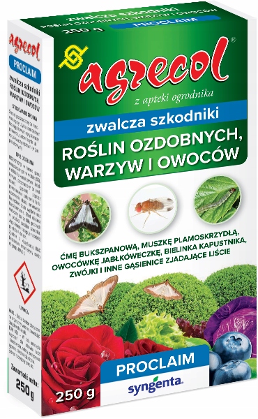 

Proclaim 250 g Agrecol szkodniki warzyw i owoców