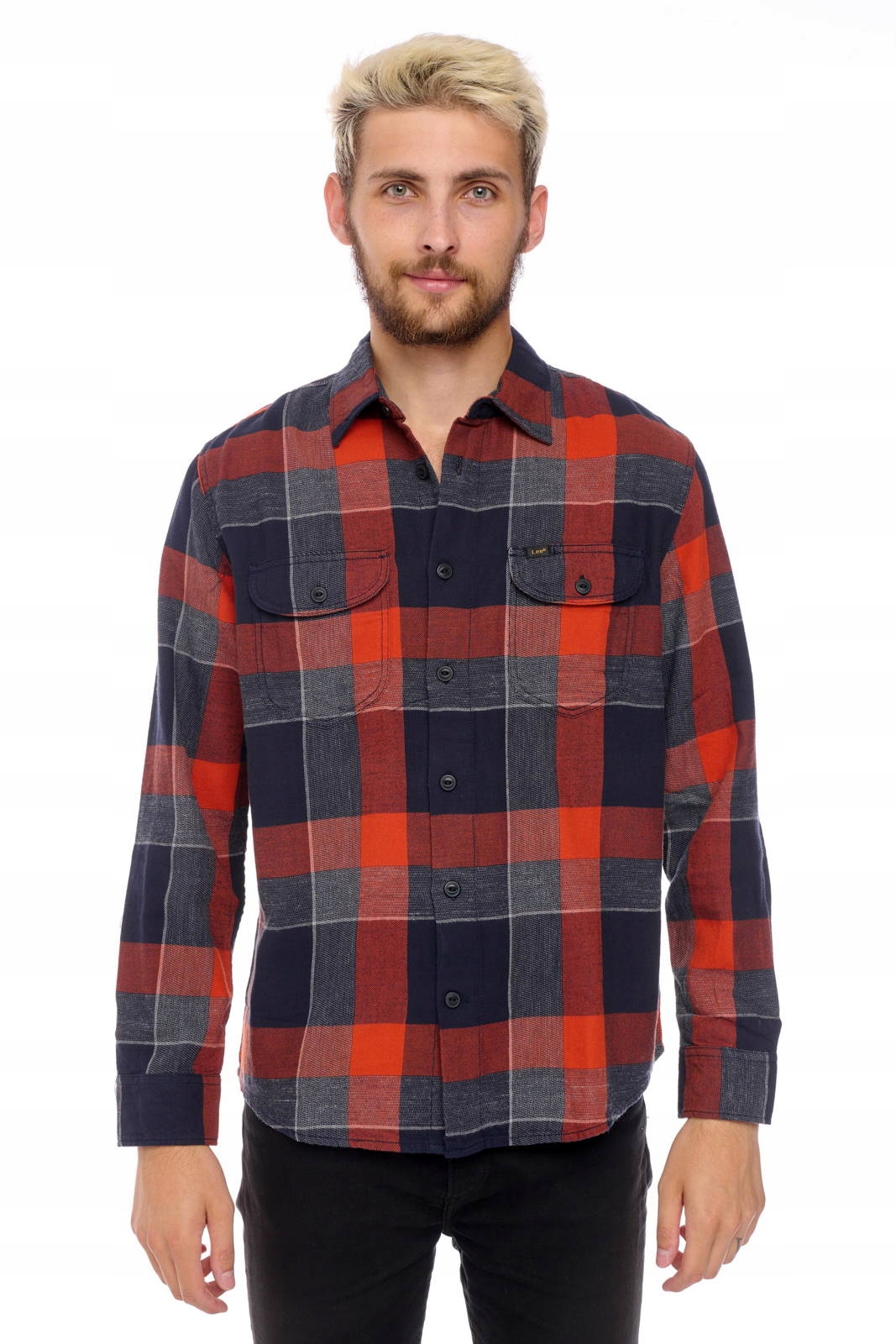 

Lee Worker Shirt Burnt Ocra L68HRIOM L