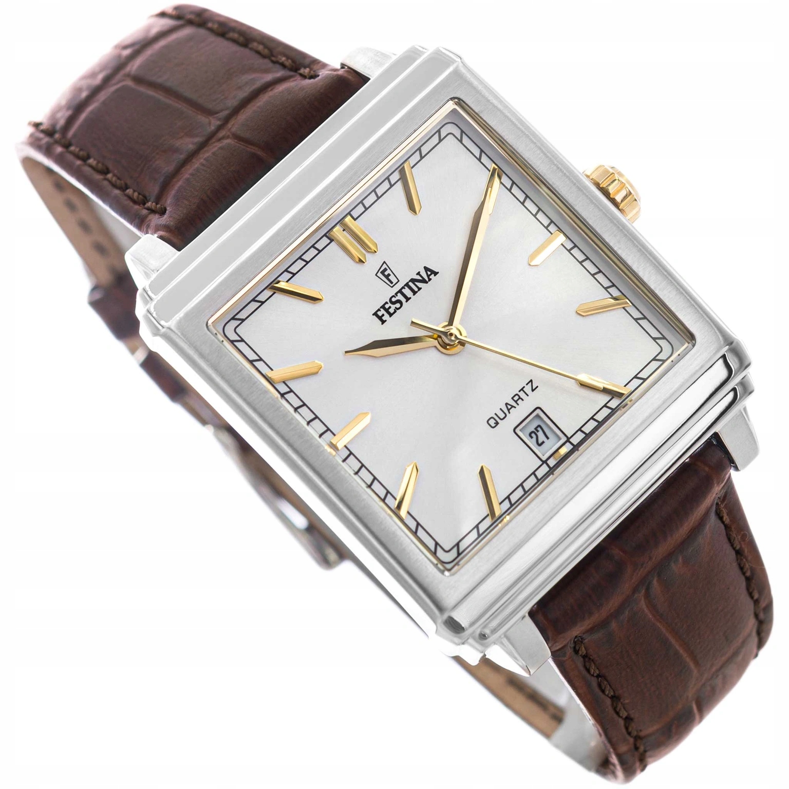 Pánské Hodinky Festina F20681/4 Classic Na Vintage Řemínku Krabička