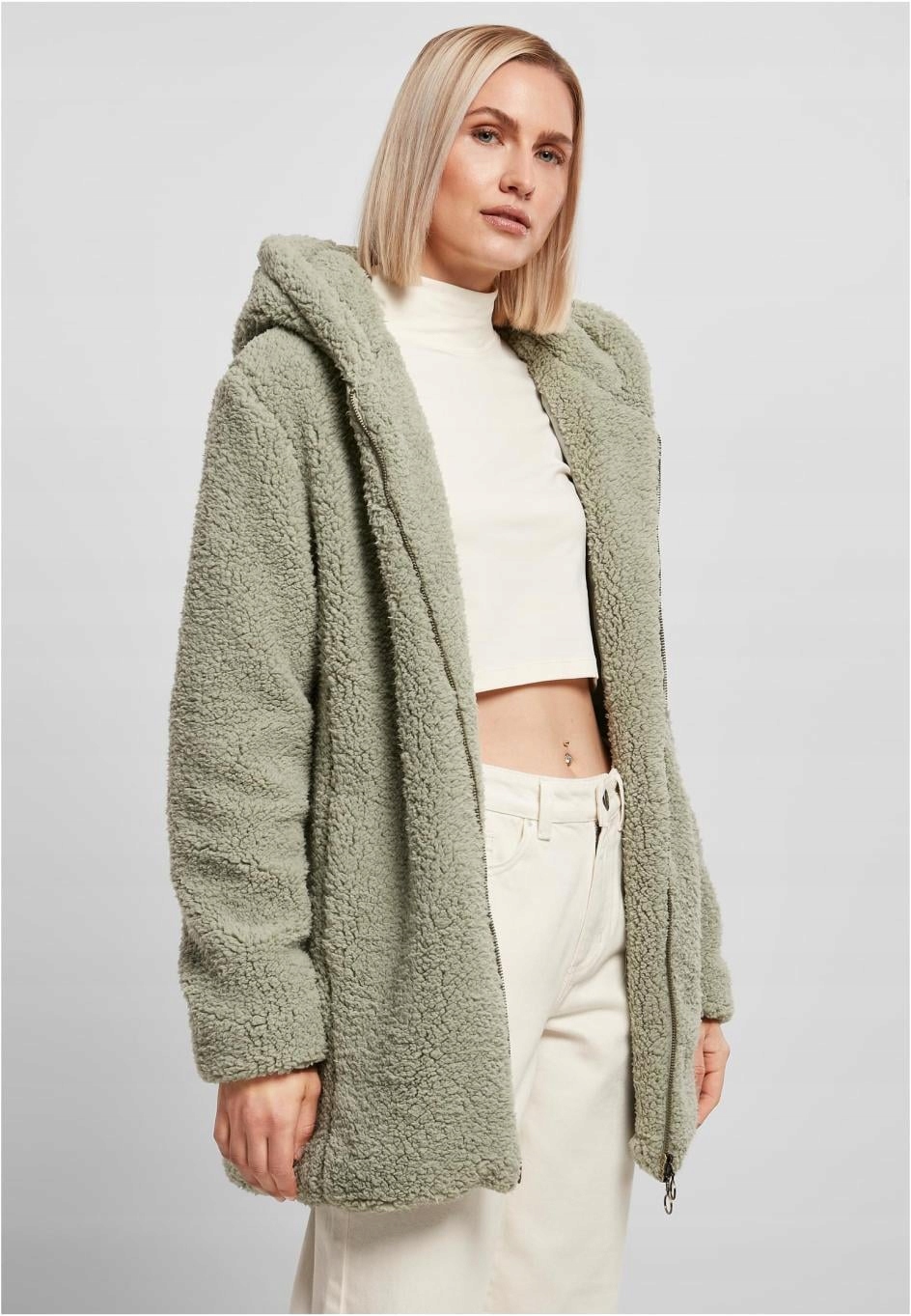 Urban Classics Dámská Zelená Zateplená Bunda 6F