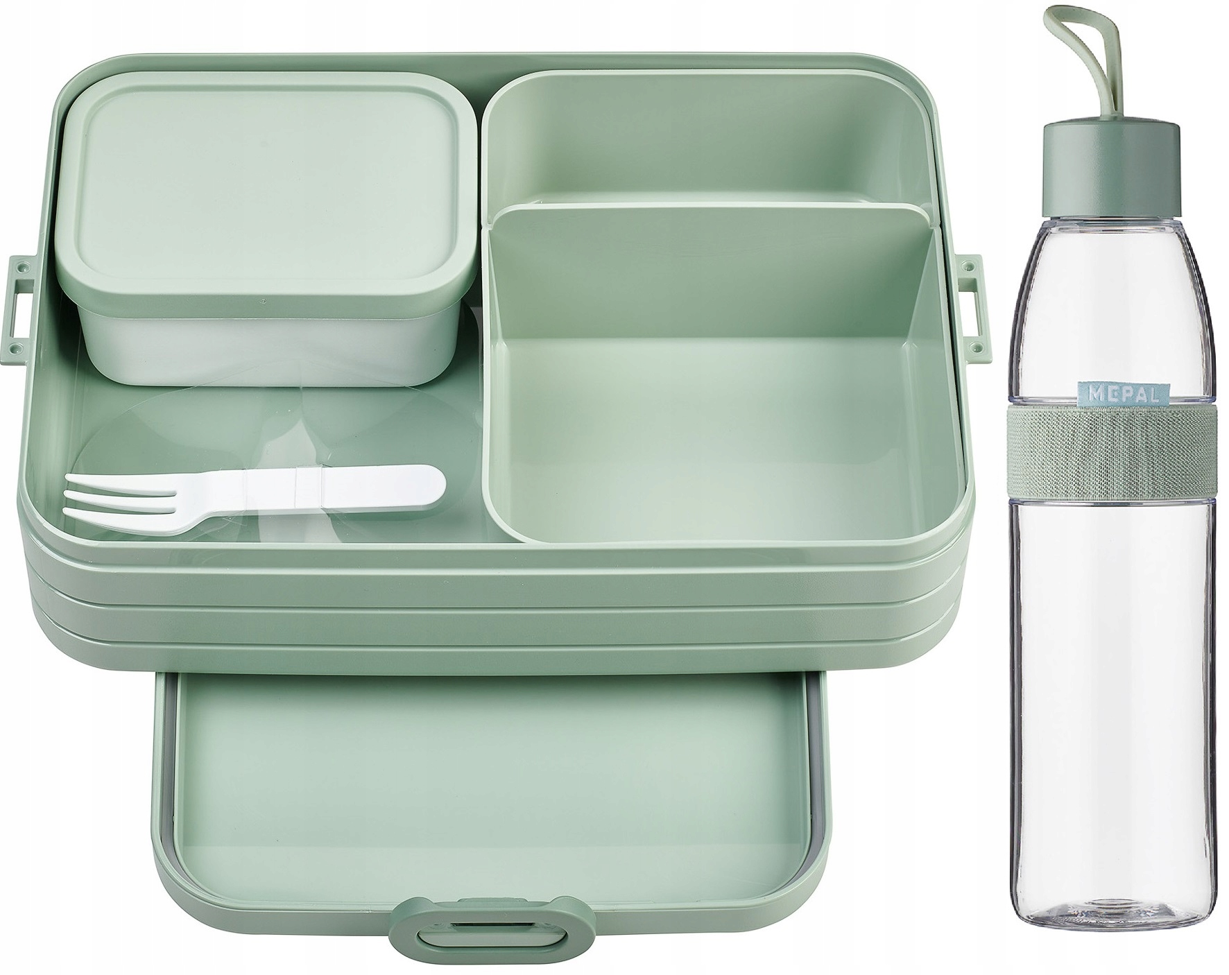 Mepal Bento Lunchbox Śniadaniówka Pojemnik Duży 1,5 Butelka 0,7 Bez Bpa