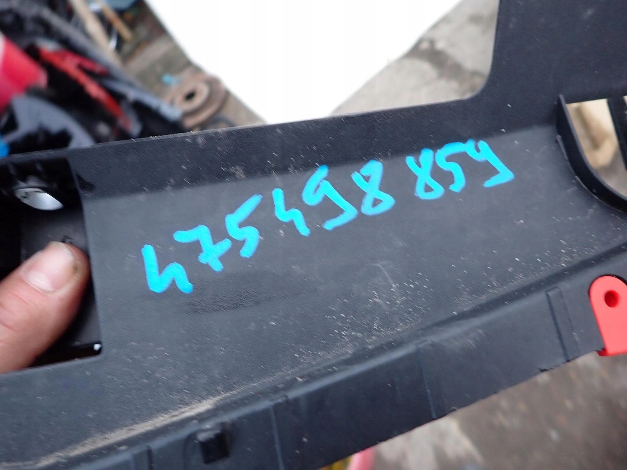 OPEL CORSA D 06-14 GORA Support plaque Poignée Pare choc