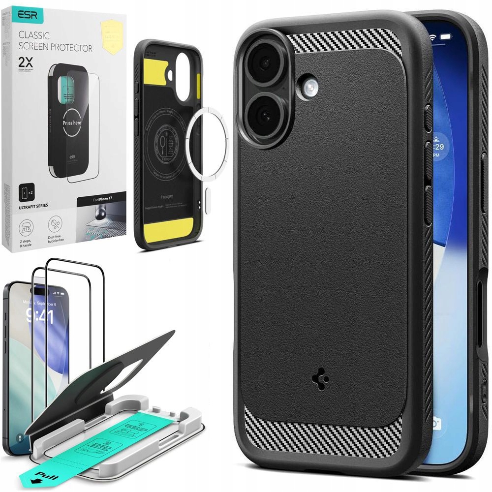 Pouzdro Pouzdro Rugged Armor s MagSafe 2x Esr Sklo pro Apple Spigen 17