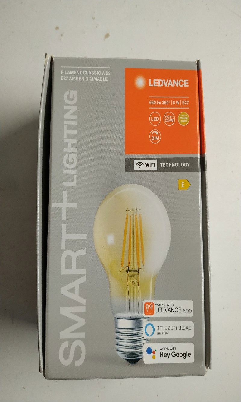 ŻARÓWKA INTELIGENTNA LED WII E27 6W CIEPŁA BIEL Rodzaj gwintu E27