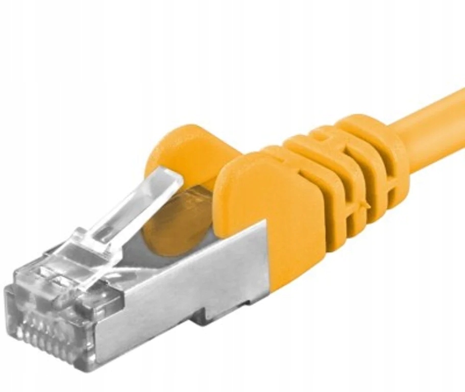 PremiumCord SP6ASFTP050Y kabel sieciowy Żółty 5 m Cat6a SF/UTP (S-FTP)