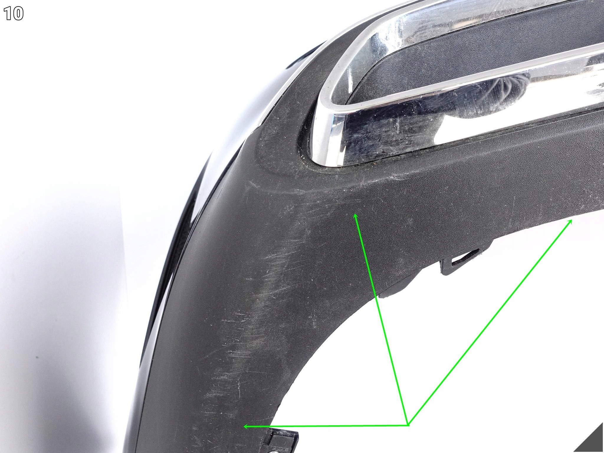 MERCEDES C-KLASA W206 sedan AMG 21- bumper rear part + diffuser ODBLASKI (6xPDC)