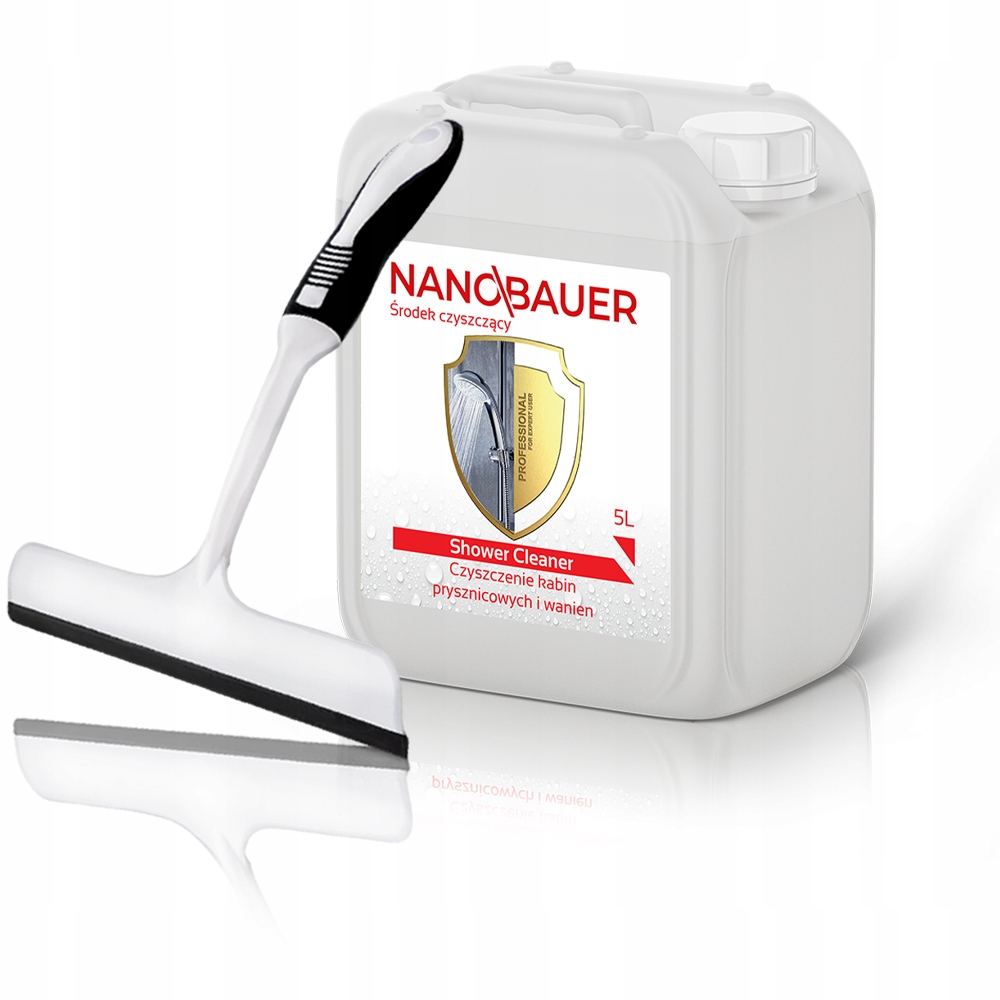 Levně Prostředek na odstraňování vodního kamene v kabině vany Nanobauer 5L stěrka
