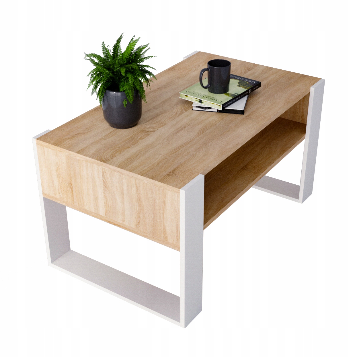 

Stolik kawowy Karo ława loft retro Bardolino stół