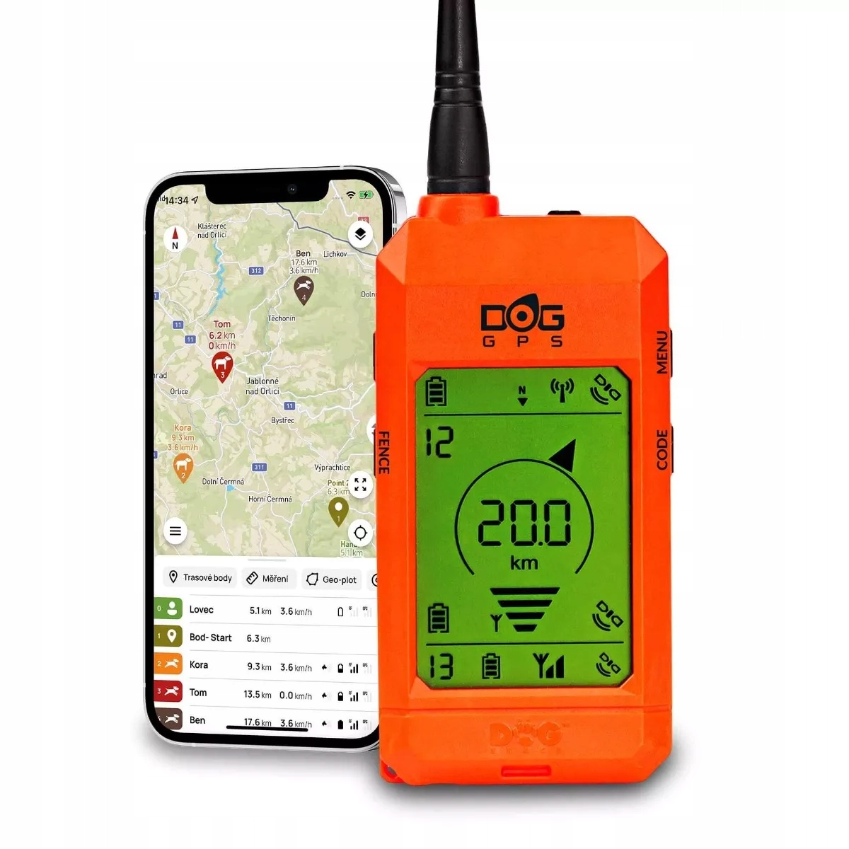 Levně Přijímač Dogtrace Dog Gps X30