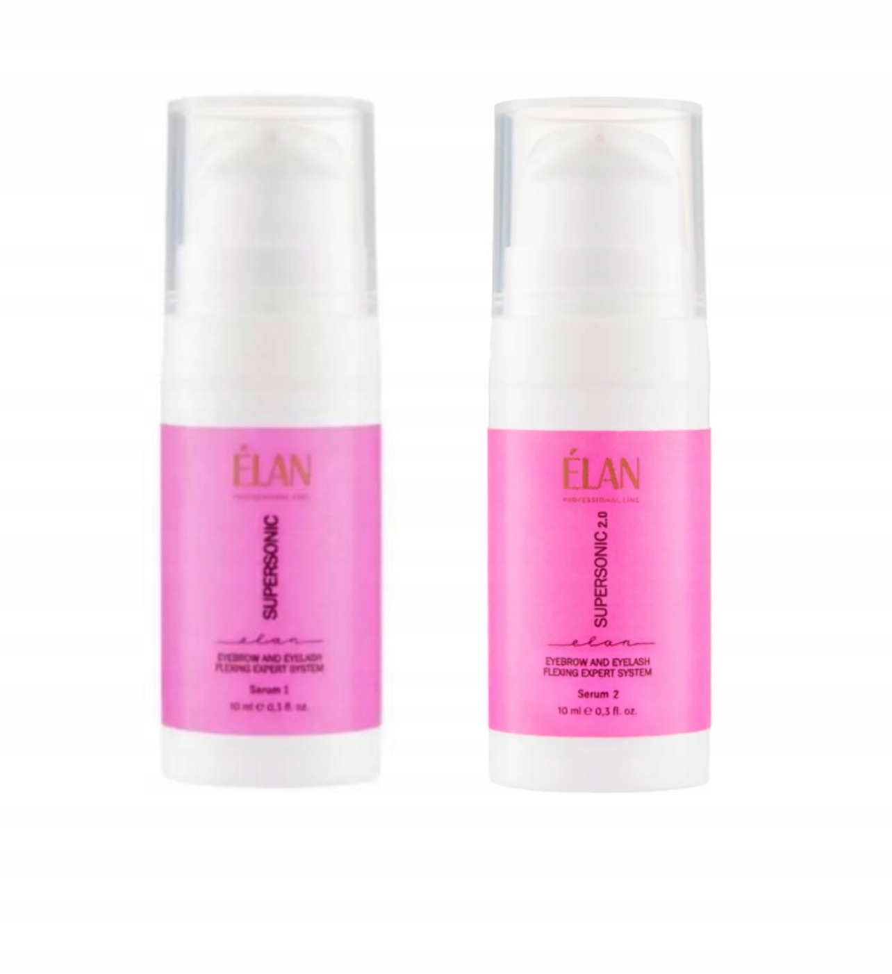 Elan laminační systém Supersonic sada Sérum 1 (pink) Sérum 2 na řasy