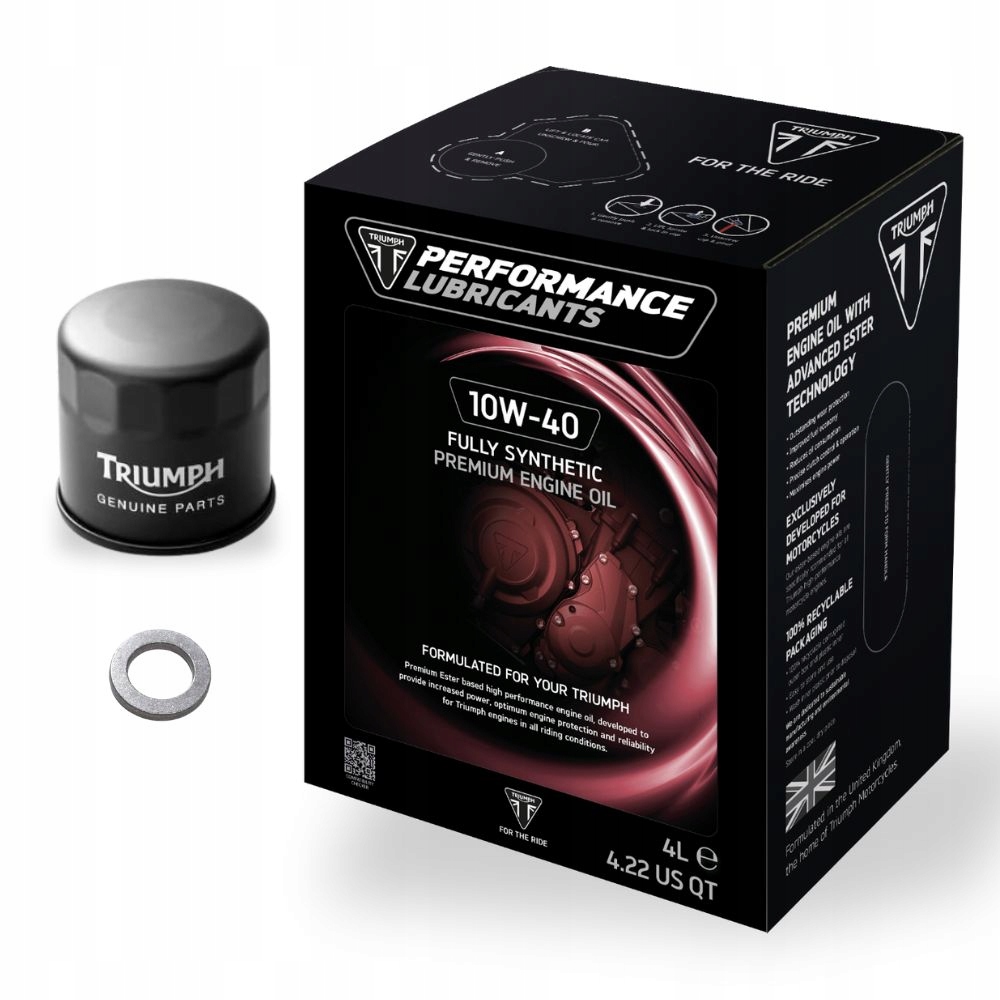 Uniwersalny Zestaw Olej 10W40 4 Litry Filtr Oleju Uszczelka