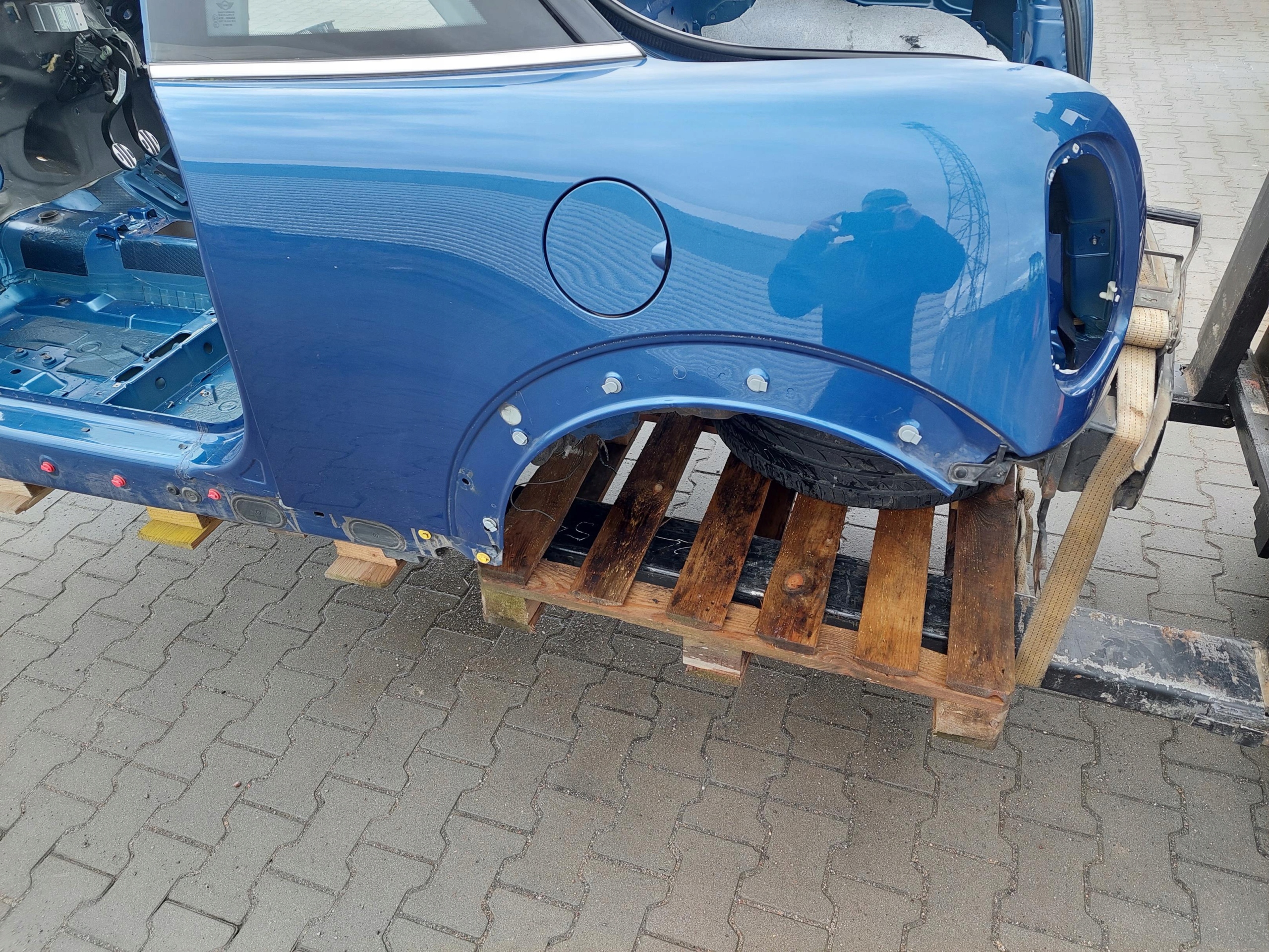 крыло левый зад задний A63 MINI Купе COOPER SD R58