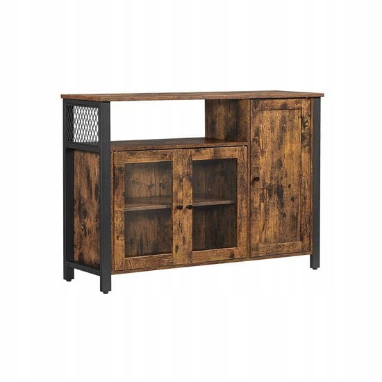 Komoda Vasagle 110 x 33 x 75cm dąb rustykalny