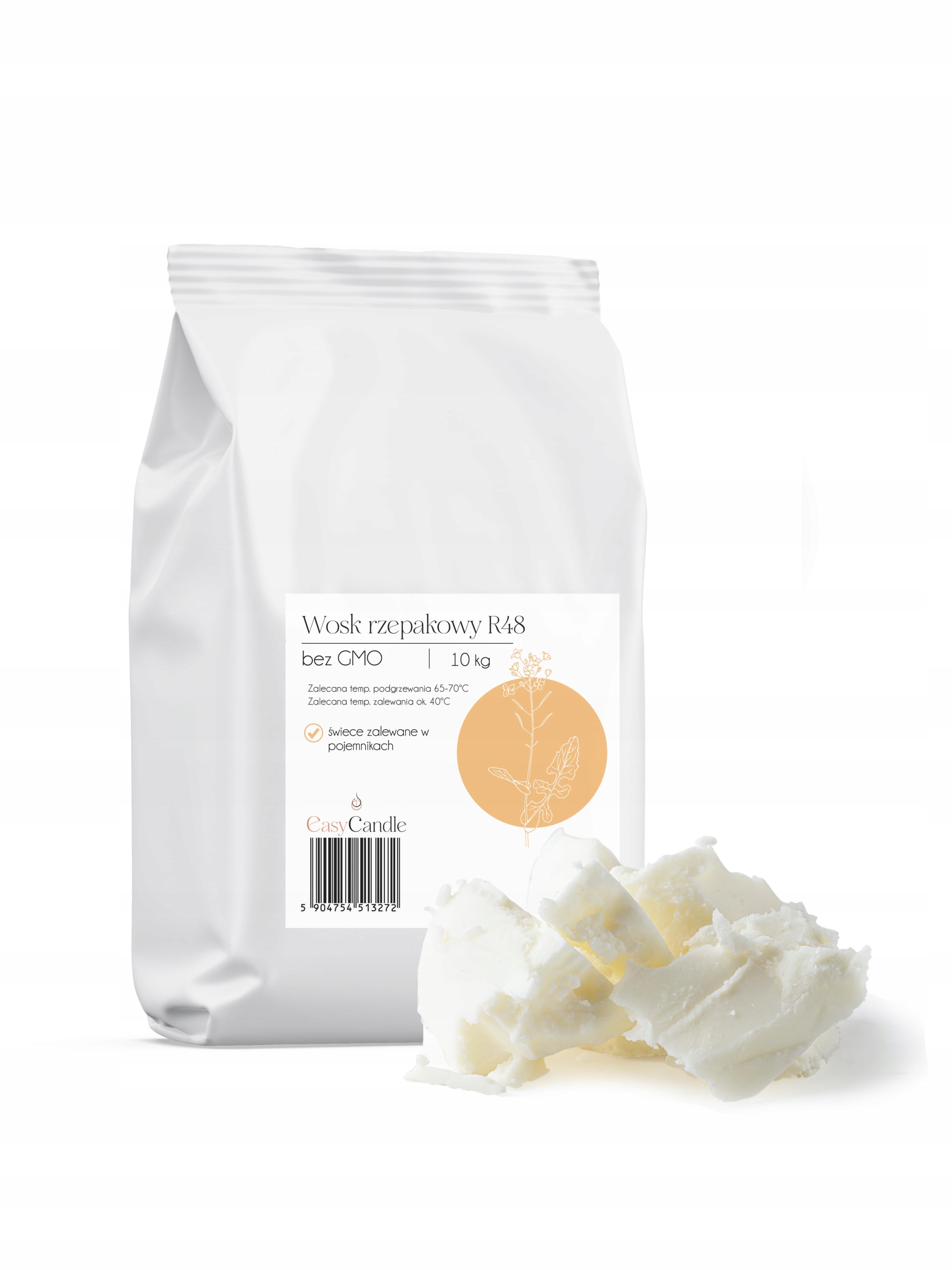 

Wosk rzepakowy naturalny do świec 1 kg EasyCandle