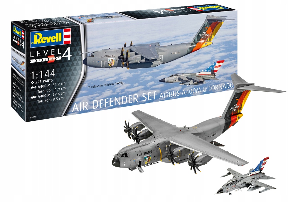 Model Revell Revell Airbus A400M Tornado Air Defender 2023 03789