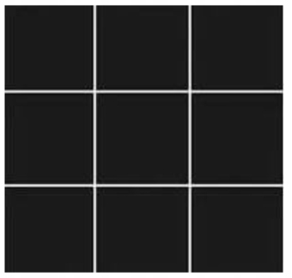 Mozaika Czarna 10x10 matowa