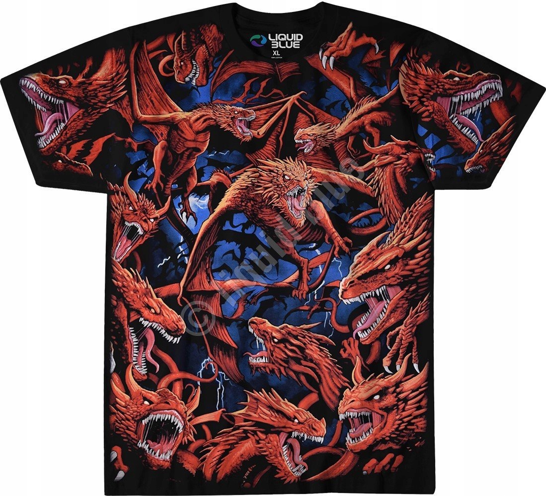 Dragon Storm Tekutá Modrá M