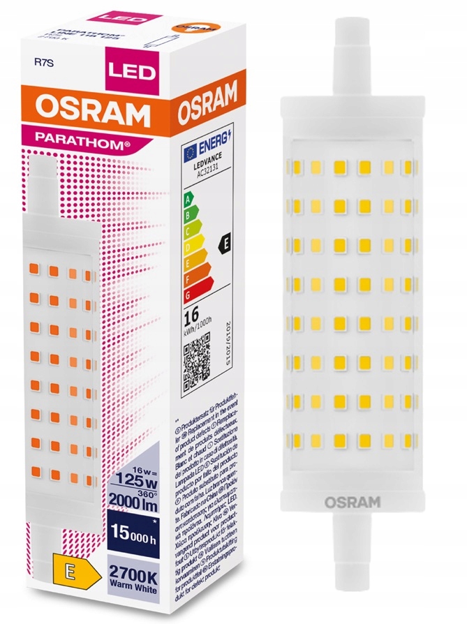 

Osram Line żarnik Led 16W 125W długość 118mm