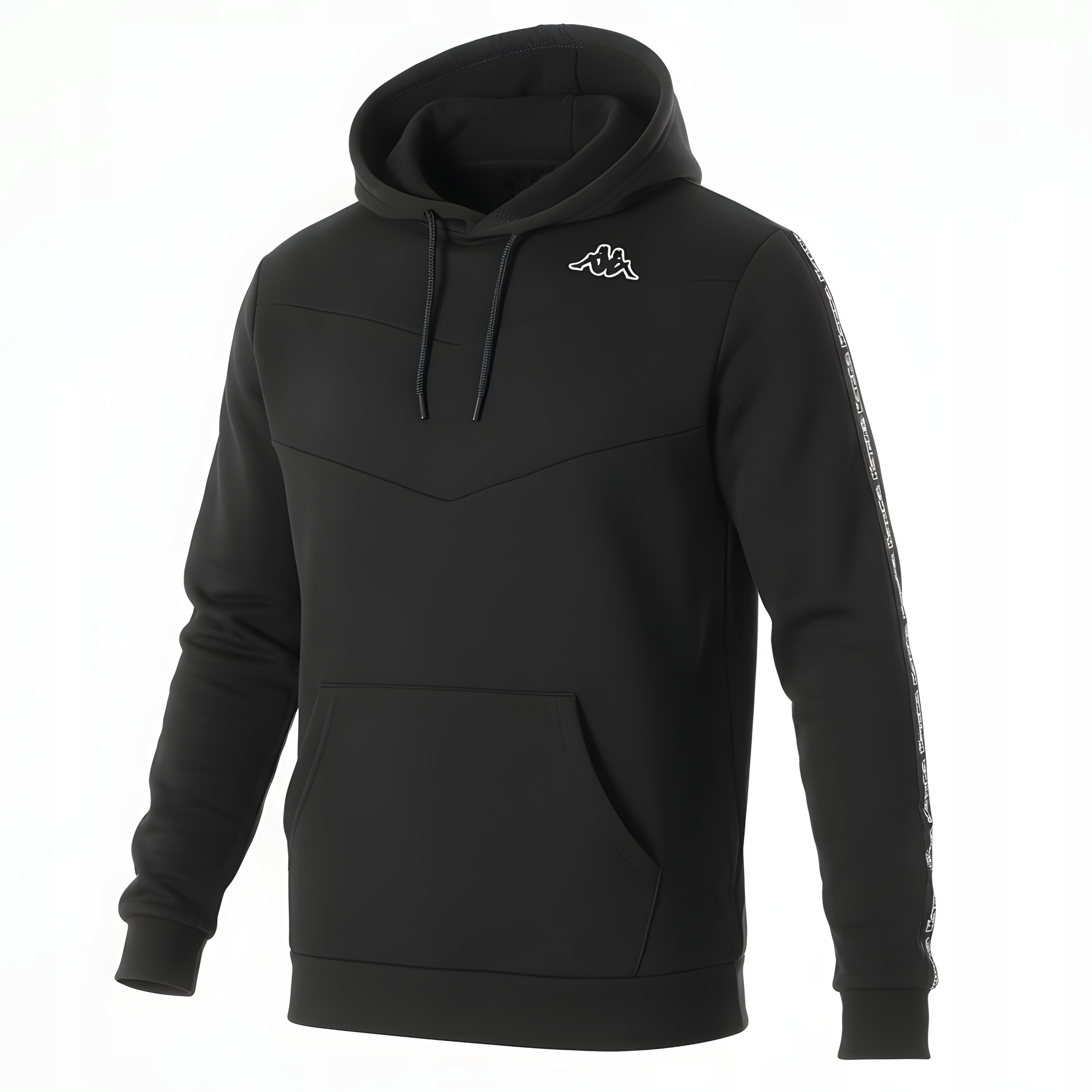 Bluza męska z kapturem dresowa czarna kangurka sportowa Kappa Imagino XL