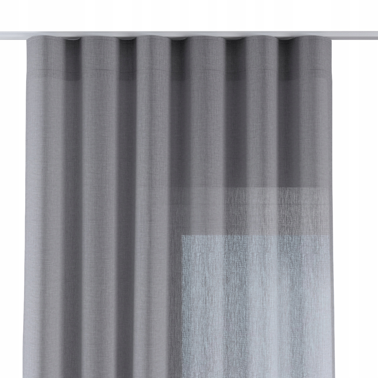 Záves na páske wave 130x260 cm sivý