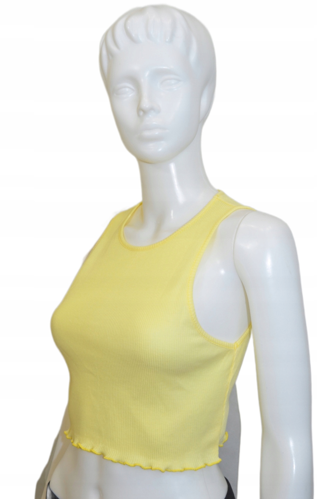 M TOP tank damski żółty bawełna M/38