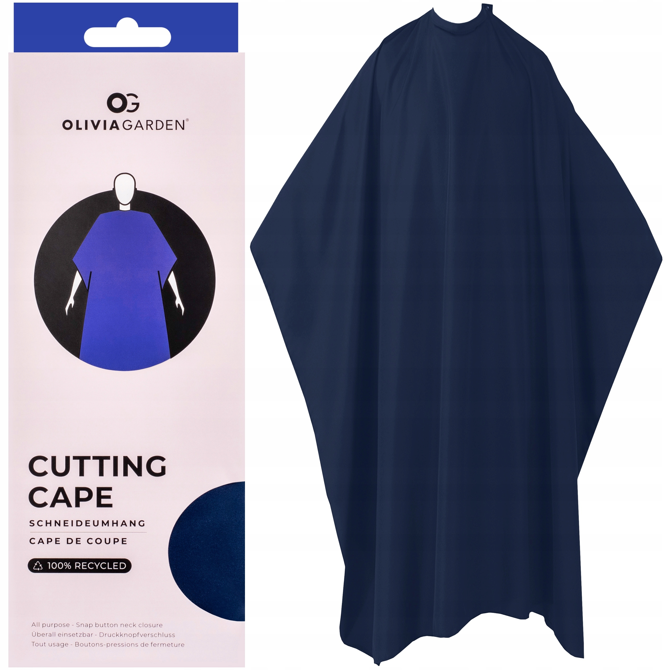 Olivia Garden Cape Cutting Care Modrá