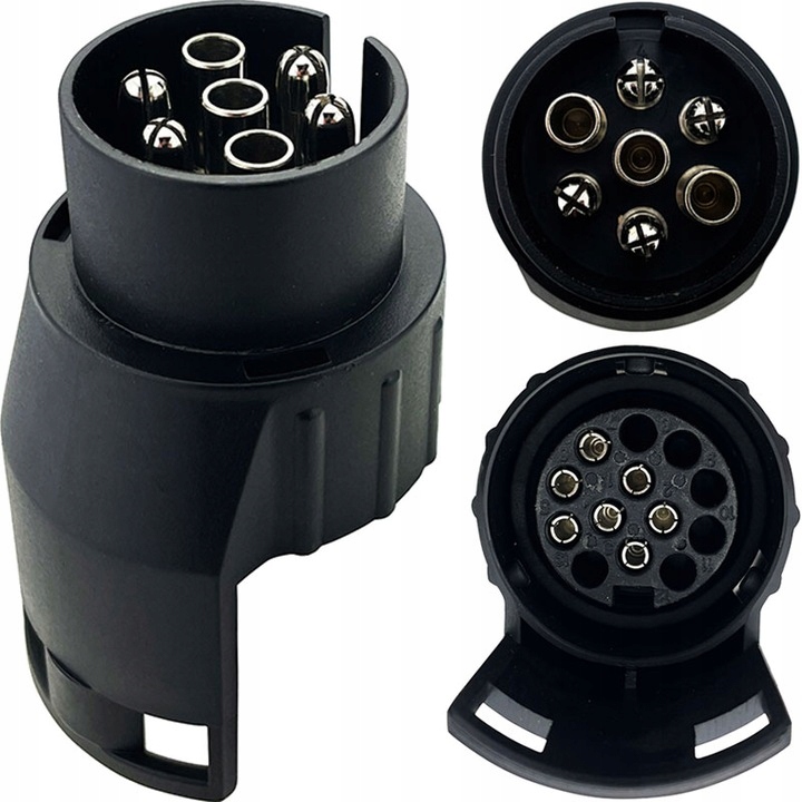 Adapter przejściówka redukcja 7/13 Pin gniazda haka 7 na 13 Pin Przyczepa