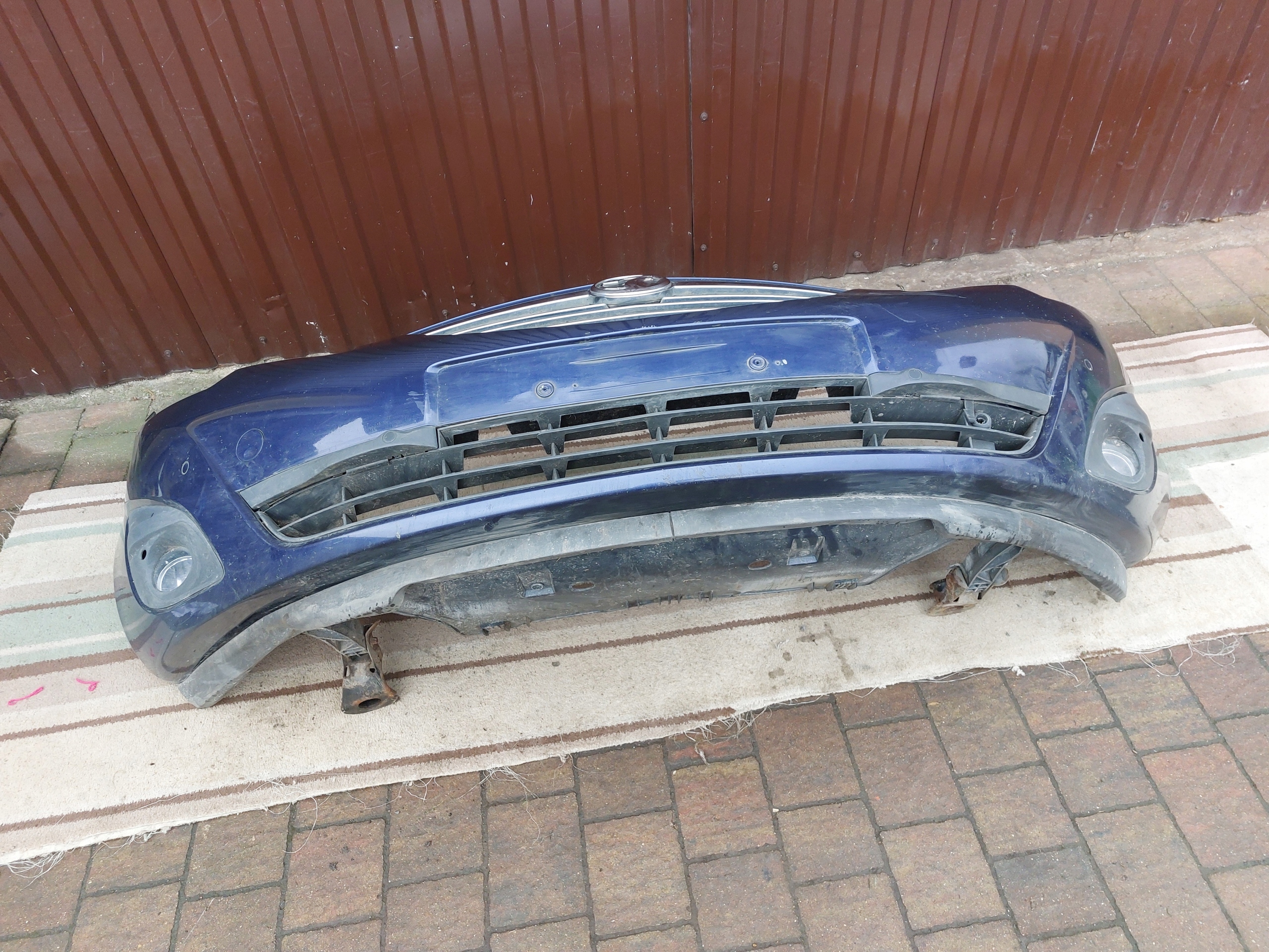 OPEL MERIVA B II bumper front front ORG PDC blue