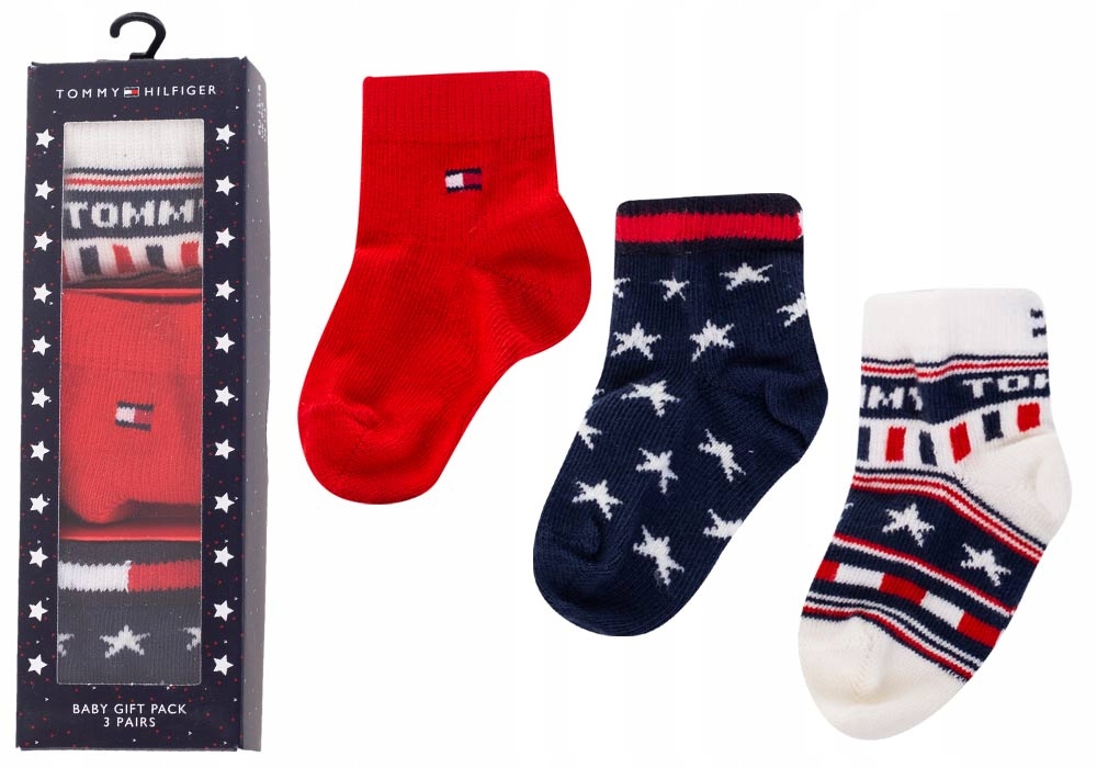 

Tommy Hilfiger Skarpetki Dziecięce 3 Pary r.15-18