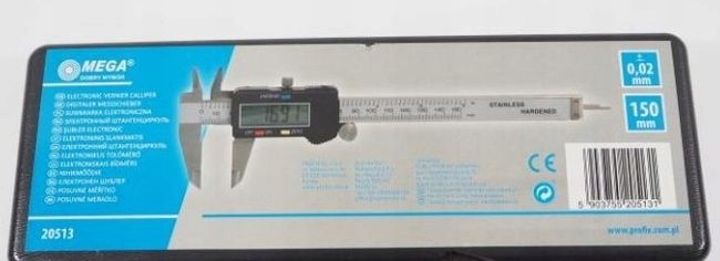 Suwmiarka elektroniczna Mega 150 mm