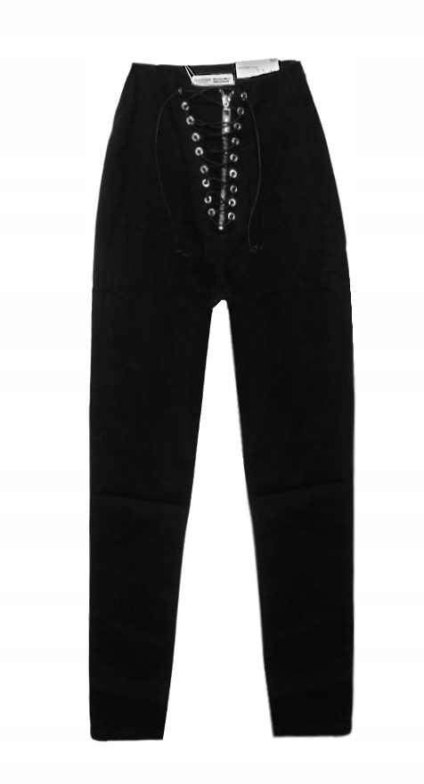 Ola Voga Dámské Jeans Kalhoty Lea Černé vel. 38