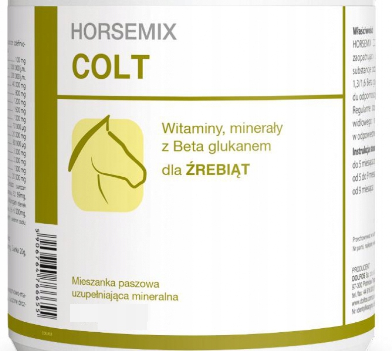 

Dolfos Horsemix Colt 2kg dla Źrebiąt