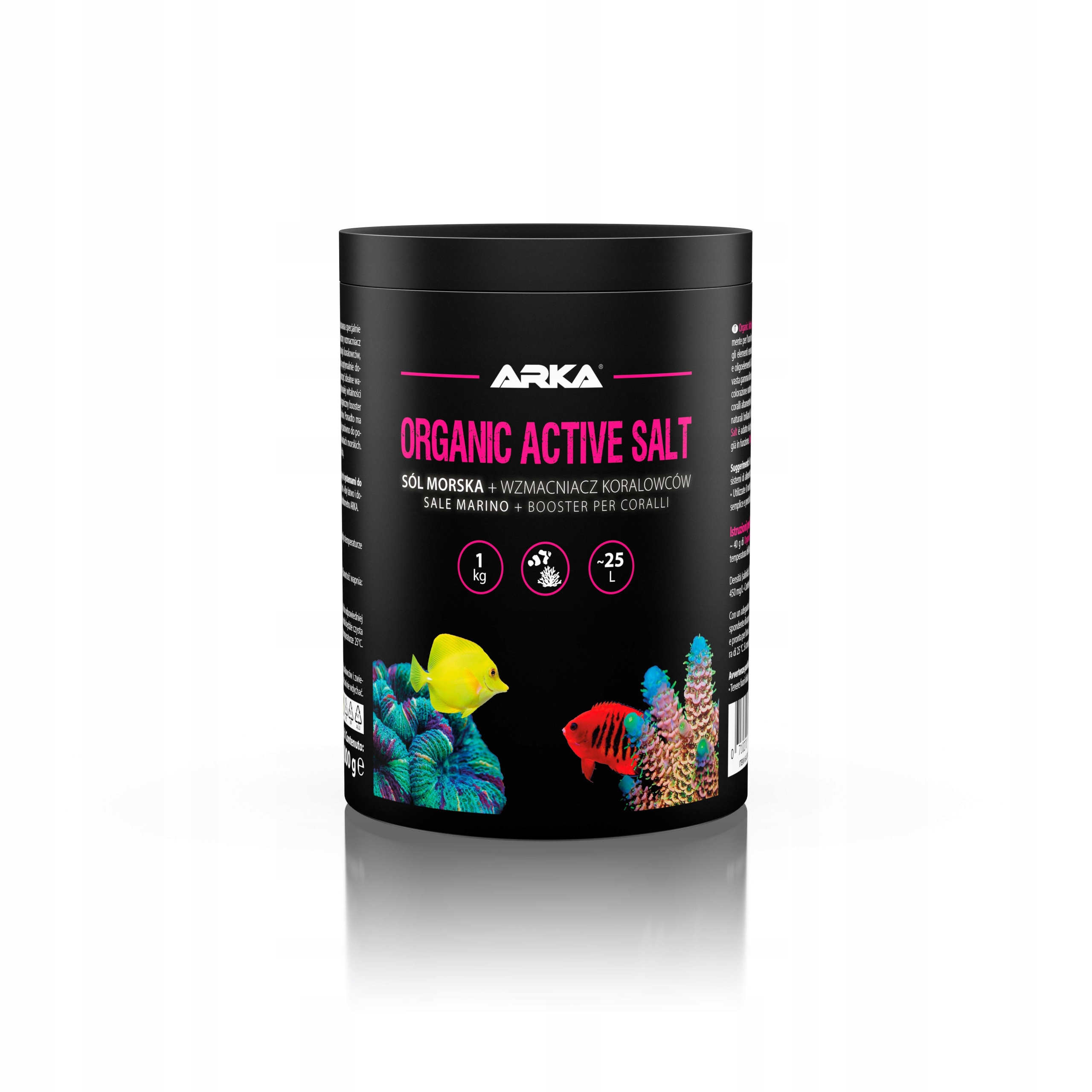 Levně Mořská Sůl Do Mořského Akvária Organická Útesová Sůl Korále Voda 1KG