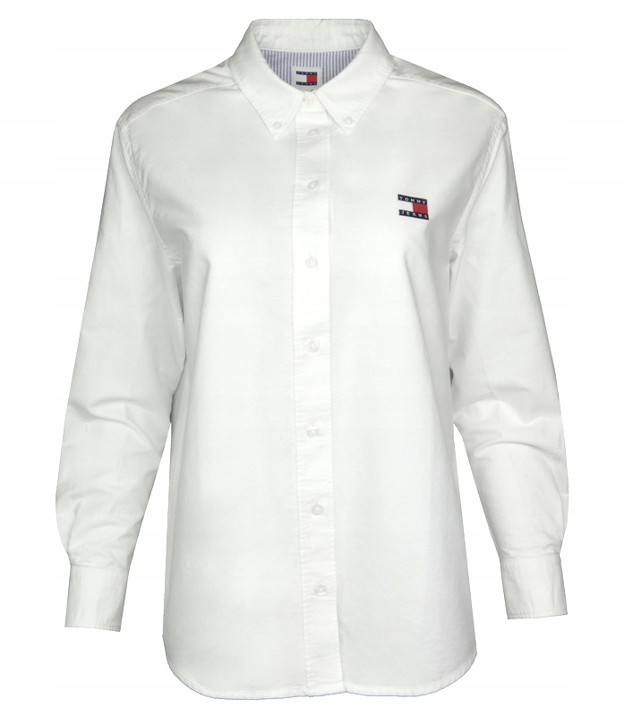 Tommy Jeans dámská oversize košile, bílá, S