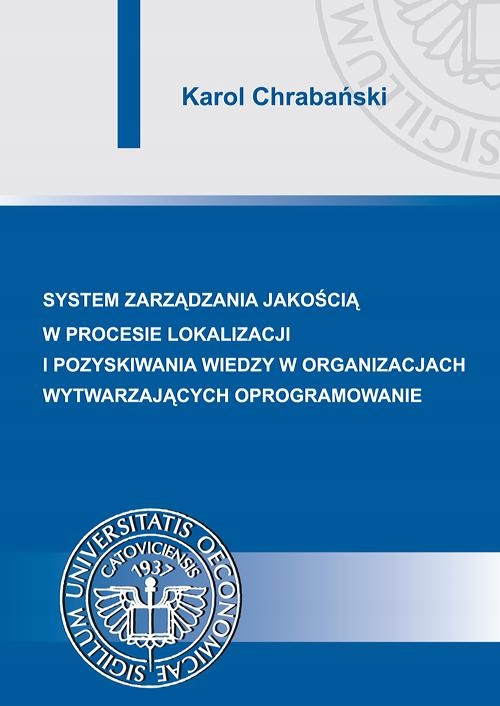 SYSTEMY ZARZĄDZANIA JAKOŚCIĄ W PROCESIE L.. EBOOK
