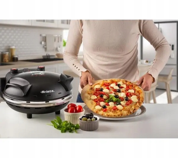 Piec do pizzy Wypiekacz do chleba Ariete 917/00 Pizza Italia 1200W Czarny Kod producenta 91700