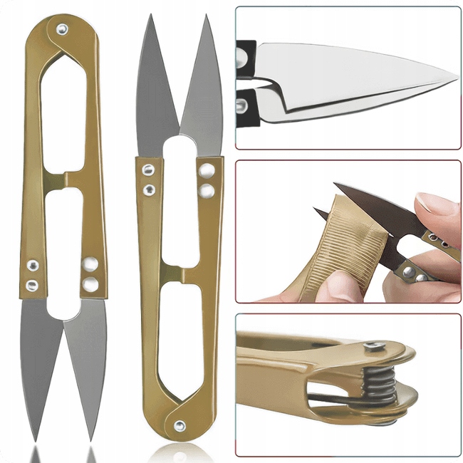 NOŻYCZKI WĘDKARSKIE SAHIDO LINECUTS BASIC BLUE DO PLECIONKI ŻYŁKI MATERIAŁU