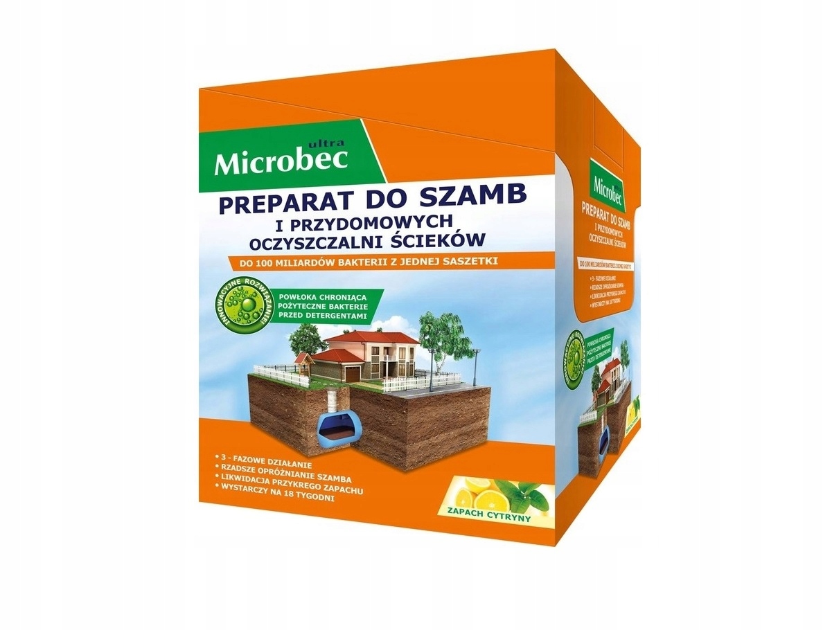 

Preparat Do Szamb Microbec 18x25g