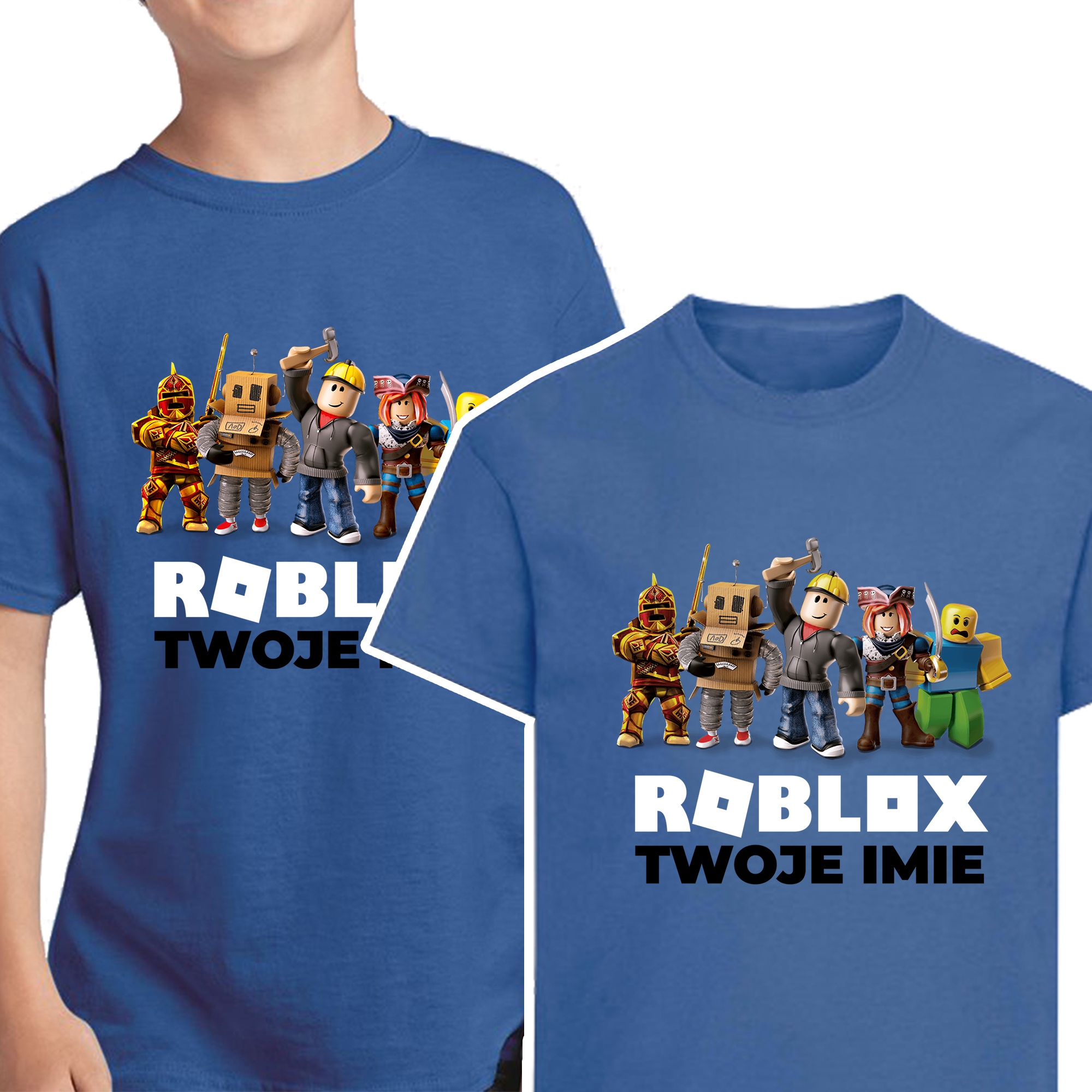 

Koszulka Dziecięca Roblox Twoje Imię 122 cm