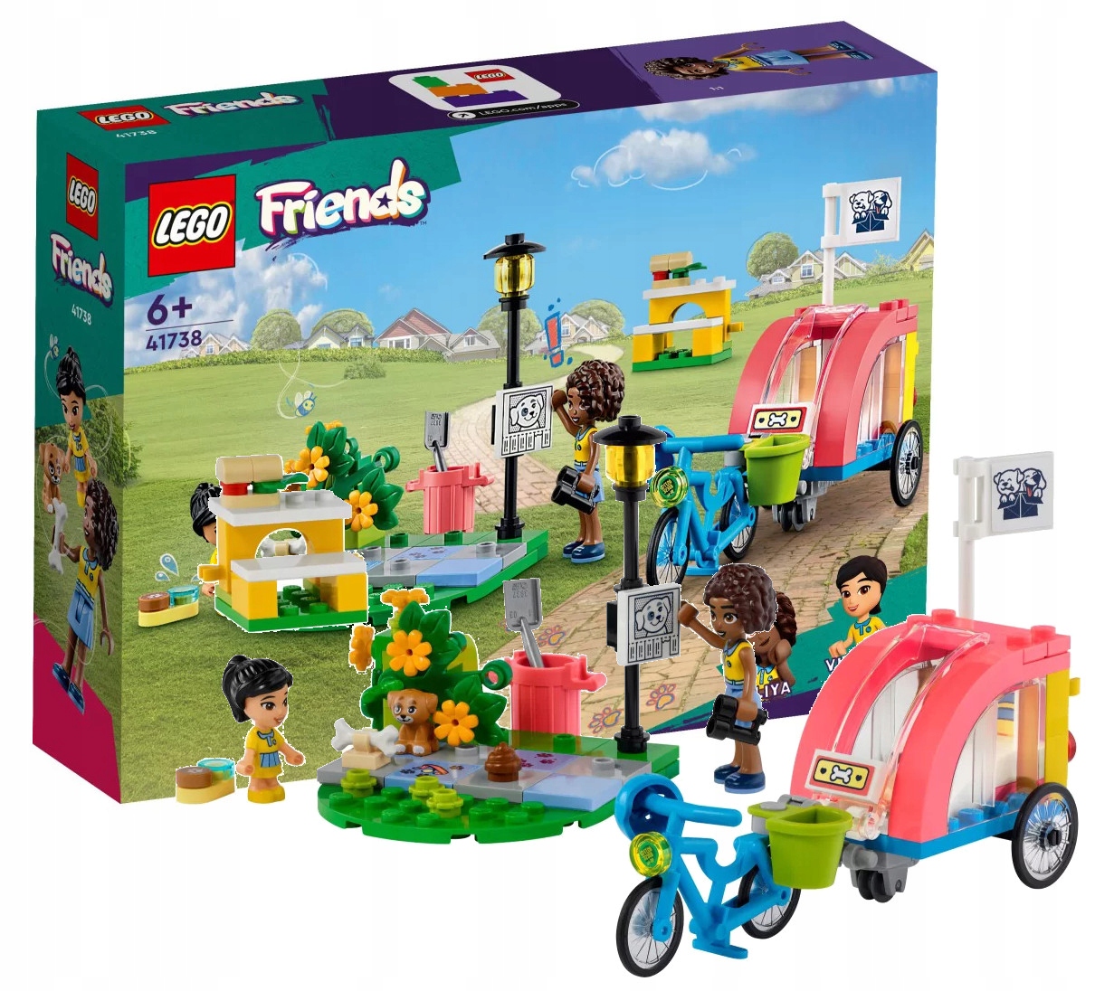 

Lego klocki Friends 41738 Rower do ratowania psów