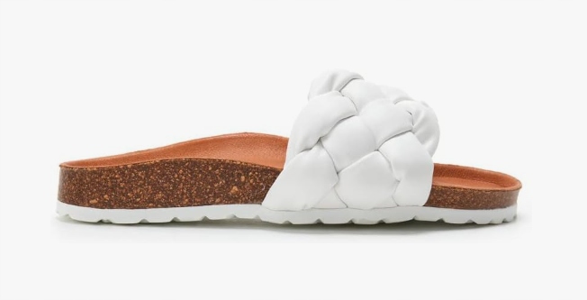 Verbenas Rai Trenza nazouváky bílé, velmi pohodlné, vel 39