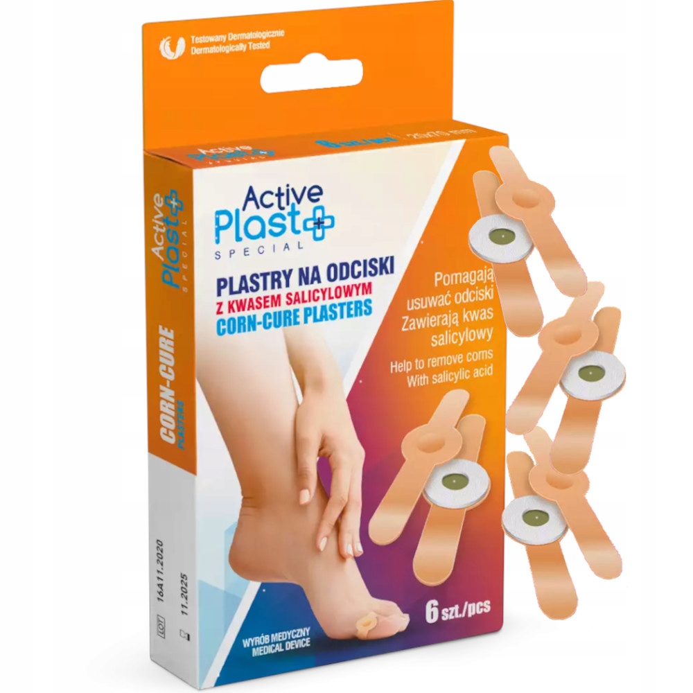 

Active Plastry Na Odciski z kwasem salicynowym