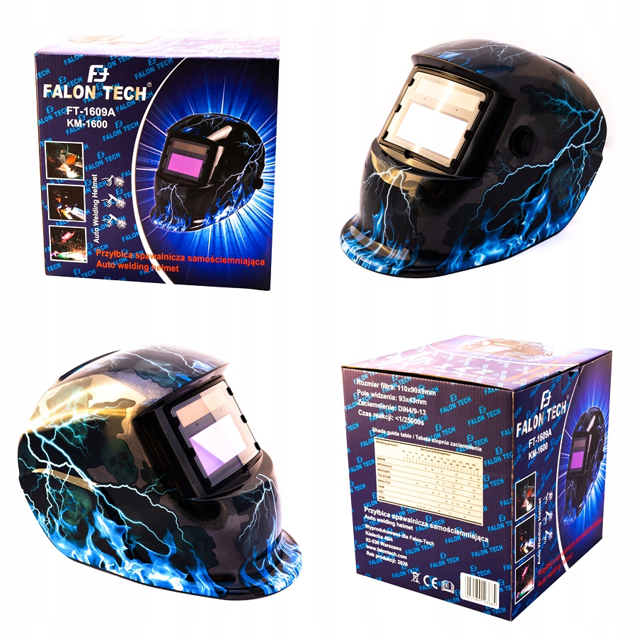 MASKA SPAWALNICZA PRZYŁBICA SAMOŚCIEMNIAJĄCA 1609A