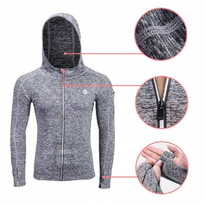 Bluza rowerowa z kapturem ROCKBROS LKW007 XL