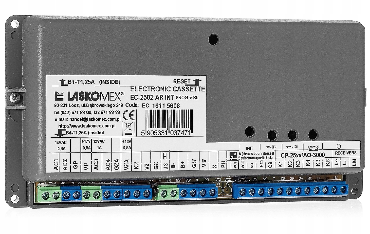 Laskomex EC2502AR Kaseta elektroniki