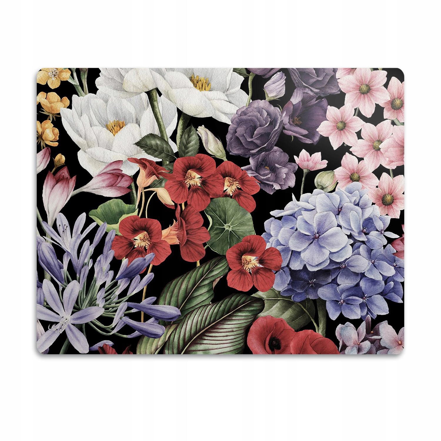 Levně Podložka pod misky pro psa Květiny barevné 90x60