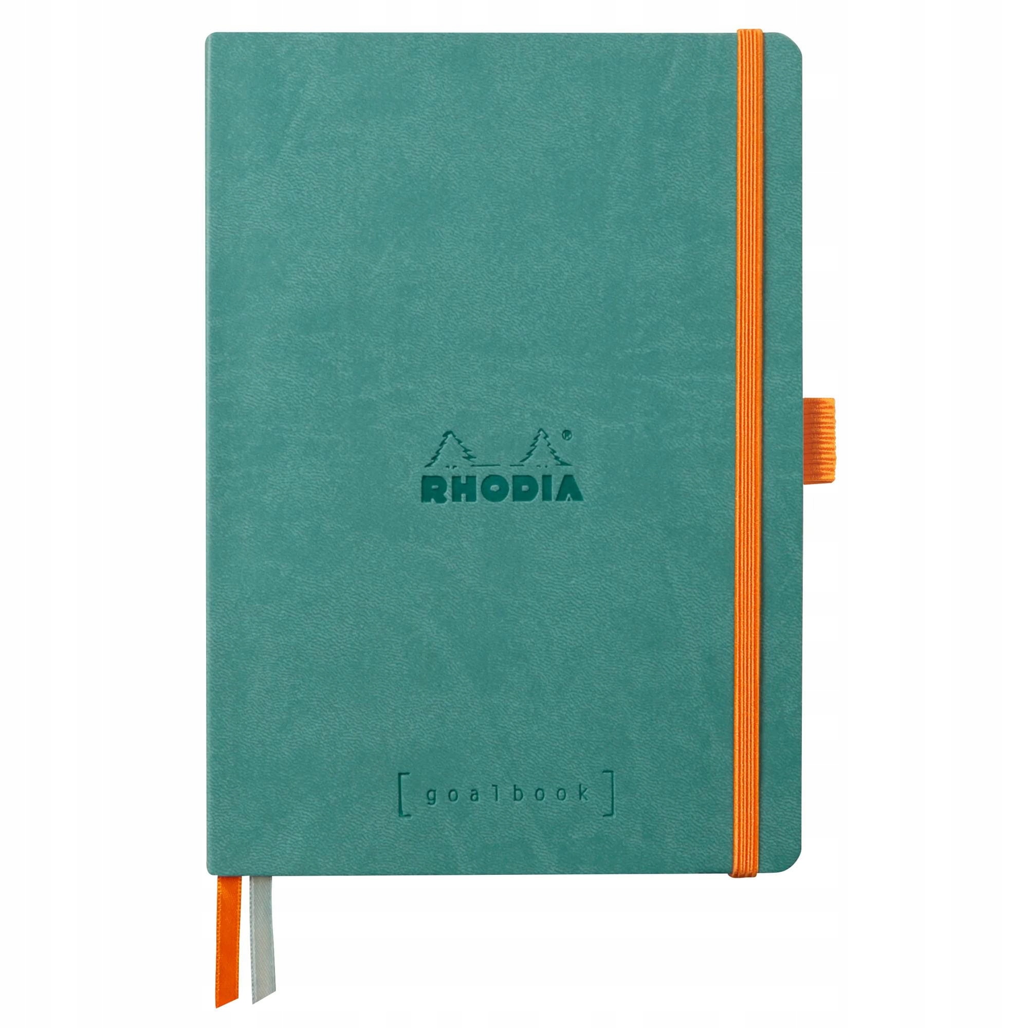 Goalbook Rhodia A5, miękka oprawa, aqua