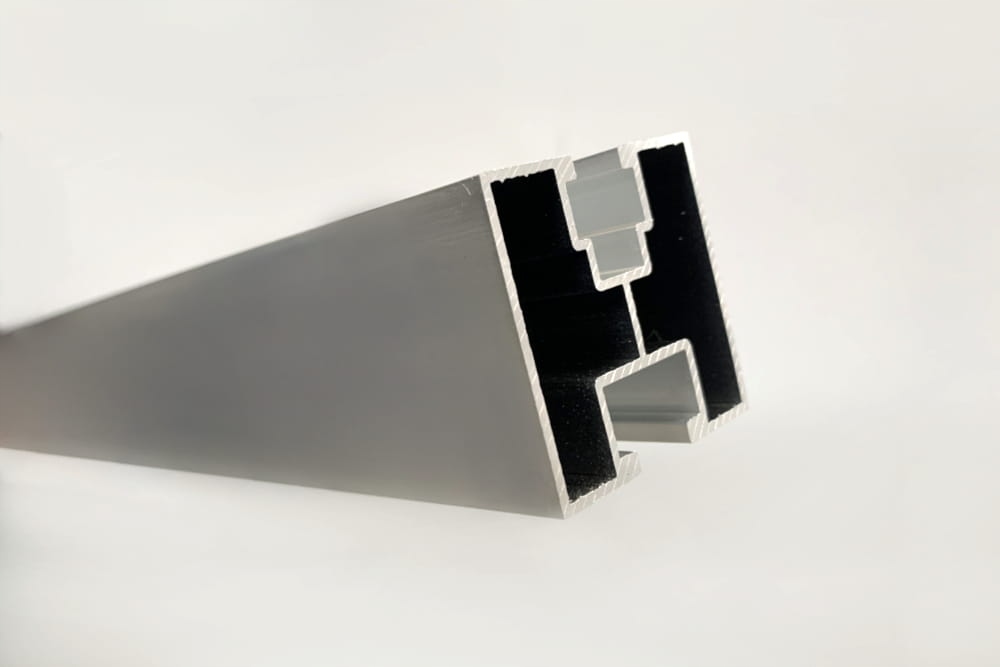 PROFIL MONTAŻOWY PV SZYNA ALUMINIOWA 40x40 2200mm - śruby sześciokątne