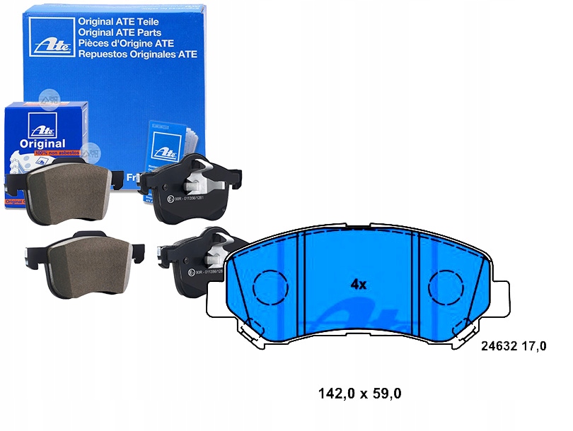 Brzdové Destičky Nissan Přední Qashqai X-trail 1,5-
