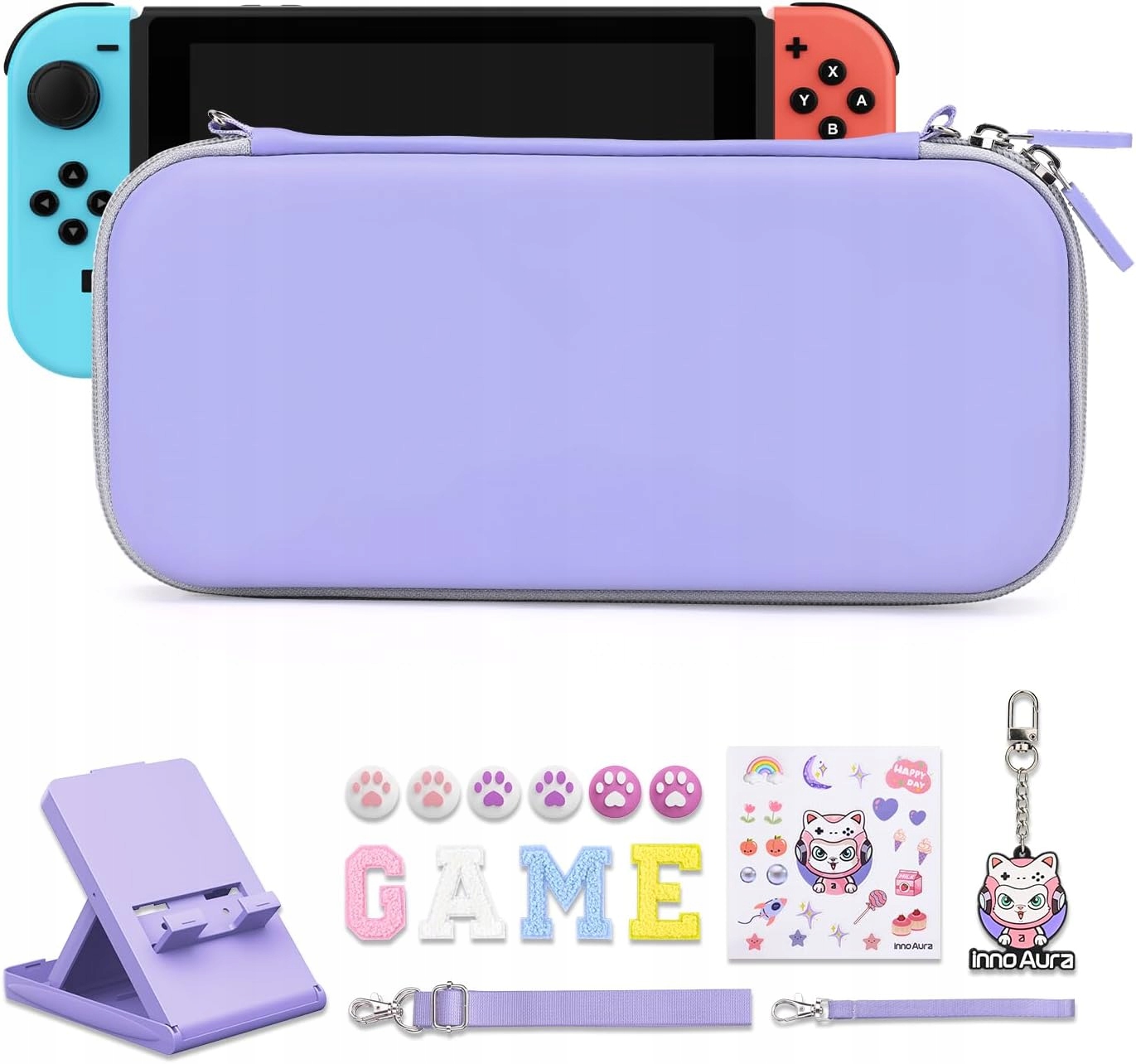 ETUI 16 W 1 AKCESORIA DO NINTENDO SWITCH – KOMPLETNY ZESTAW DLA GRACZY!
